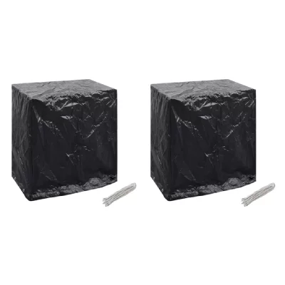 VIDAXL Housses de salon de jardin 2pcs Table de ping-pong 160x55x182cm