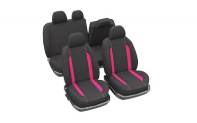 GENERIQUE Housses de siege fluo rose pour auto