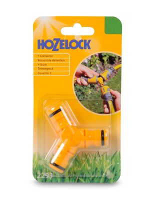 HOZELOCK  2293A6002 Raccord de D&eacute;rivation Y Jaune/Gris 16 x 10 x 20 cm