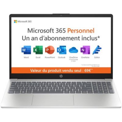 HP  15-fc0020nf - 15,6"" FHD - Argent