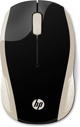 HP  200 - souris - 2.4 GHz - or de soie