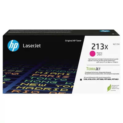 HP  213X Toner LaserJet authentique Grande capacit&eacute; Magenta