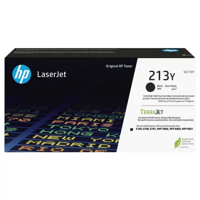 HP  213Y Toner Laserjet Authentique Extra-Grande capacit&eacute; Noir