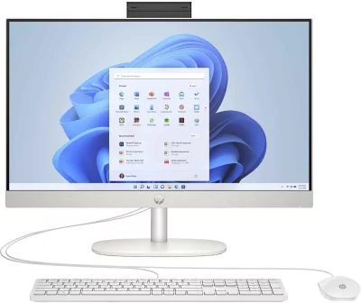 HP  24-CR0068NF 23.8"" I3 8 Blanc 512 Go