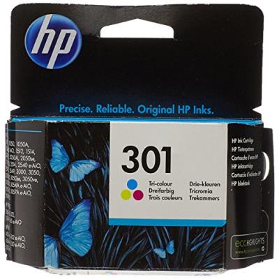 HP  301 Cartouche d'encre d'origine Cyan Magenta Jaune