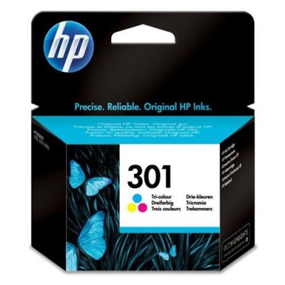 HP  301 Cartouche d encre trois couleurs authentique CH562EE pour  Envy 4505 et  DeskJe