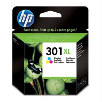 HP  301XL Cartouche d encre trois couleurs grande capacit&eacute; authentique CH564EE pour  Envy