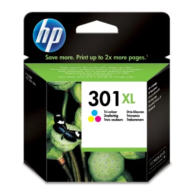 HP  301XL Cartucho Tinta Alta Capacidad Original Tricolor