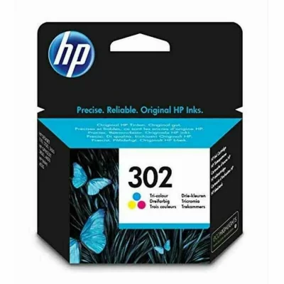 HP  302 Cartouche d&acute;encre trois couleurs authentique F6U65AE#BA3