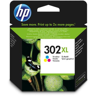 HP  302XL cartouche d encre Tri-color (F6U67AEBA3) - Hewlett Packard
