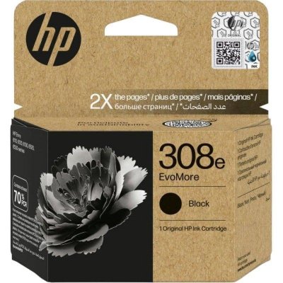 HP  308e Cartouche d&acute;encre authentique Noir EvoMore 