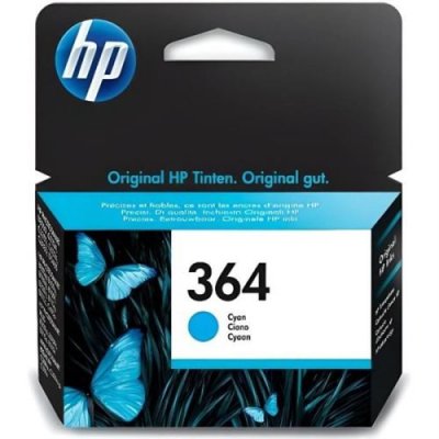 HP  364 Cartouche d'encre cyan authentique (CB318EE) pour  DeskJet 3070A et  Photosmart 5525/6525