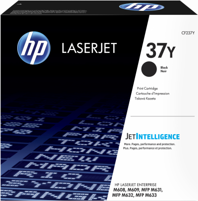 HP  37Y Original Noir 1 pi&egrave;ce(s), Toner