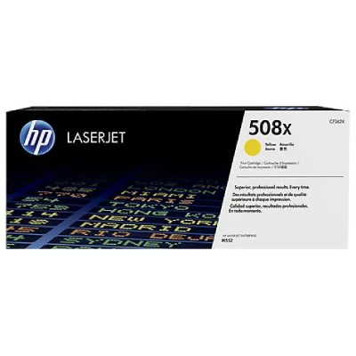 HP  508X - a rendement eleve - jaune - originale - LaserJet - cartouche de toner (CF362XC) - Contract