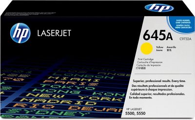 HP  645A Toner jaune Original C9732A