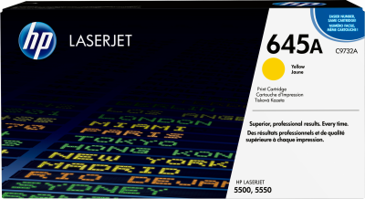 HP  645A Toner jaune Original C9732A