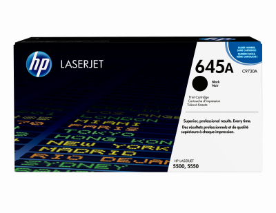 HP  645A toner LaserJet noir authentique