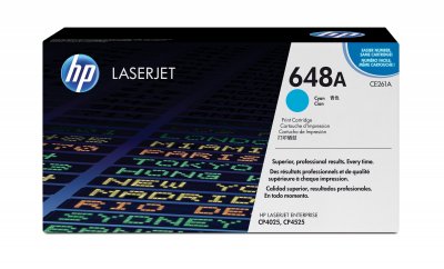 HP  648A toner LaserJet cyan authentique