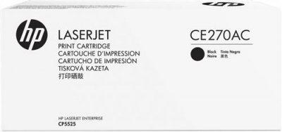HP  650A - noir - originale - LaserJet - cartouche de toner (CE270AC) - Contract