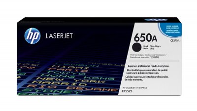 HP  650A toner LaserJet noir authentique