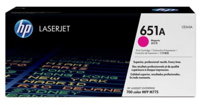 HP  651A toner LaserJet magenta authentique