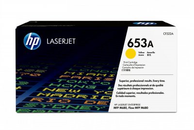 HP  653a Toner Jaune Authentique Laserjet