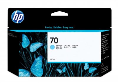 HP  70 130 Ml Light Cyan Ink
