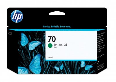 HP  70 cartouche d'encre verte 130 ml