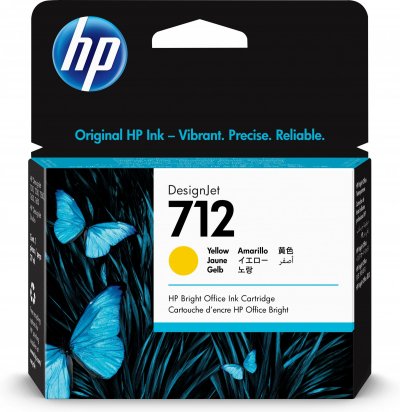 HP  712 Original Jaune 1 pi&egrave;ce(s)