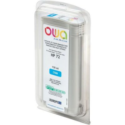 OWA Hp 72 Cartouche D'encre Traceur Remanufactur&eacute;e Cyan