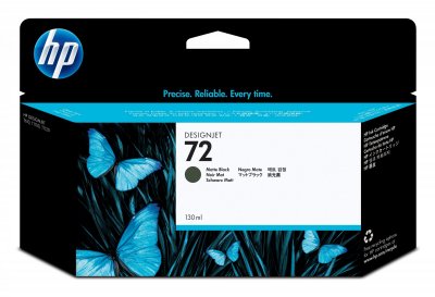 HP  72 Noir Mat