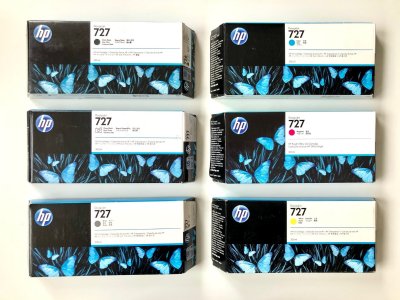 HP  727 cartouche gris f9j80ae