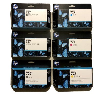 HP  727 Original Noir mat 1 pi&egrave;ce(s)