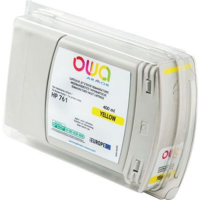 OWA Hp 761 Cartouche D'encre Traceur Remanufactur&eacute;e Jaune