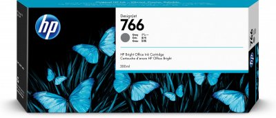 HP  766 - 300 ml - gris - original - cartouche d'encre - pour DesignJet XL 3600, 3600dr