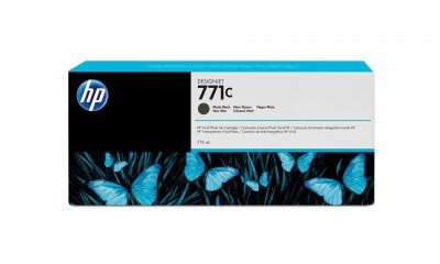 HP  771C cartouche d'encre DesignJet noir mat, 775 ml B6Y07A