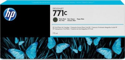 HP  771C Cartouche d'encre photo Vivid noir mat pour  771C Designjet (B6Y07A) 