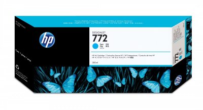 HP  772 cartouche d'encre DesignJet cyan, 300 ml