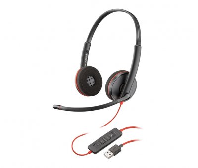 POLY Hp 80s02aa Blackwire C3220 Usb-a Voip Headphones Argent&eacute;