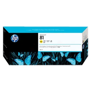 HP  81 Cartouche Jaune C4933A