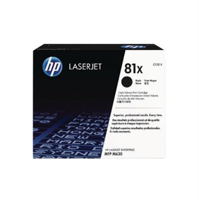 HP  81X - noir - originale - LaserJet - cartouche de toner (CF281XC) - Contract