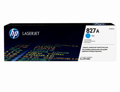 HP  827A toner LaserJet cyan authentique