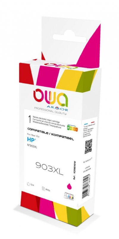 OWA Hp 903xl Cartouche Encre Remanufactur&eacute;e Haute Capacit&eacute; Magenta