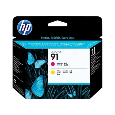 HP  91 - jaune, magenta - t&ecirc;te d'impression