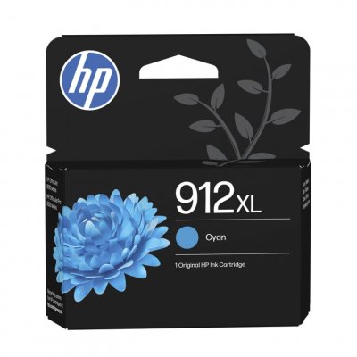 HP  912XL Cartouche d'encre cyan authentique, grande capacit&eacute; - Neuf