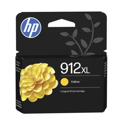 HP  912XL Cartouche d'encre jaune authentique, grande capacit&eacute; - Neuf