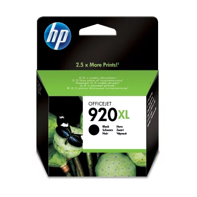 HP  920XL cartouche d'encre noir grande capacit&eacute; authentique