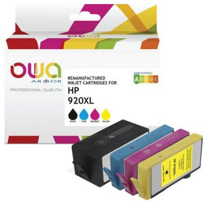 OWA Hp 920xl Cartouche D'encre Remanufactur&eacute;e Haute Capacit&eacute; Noir