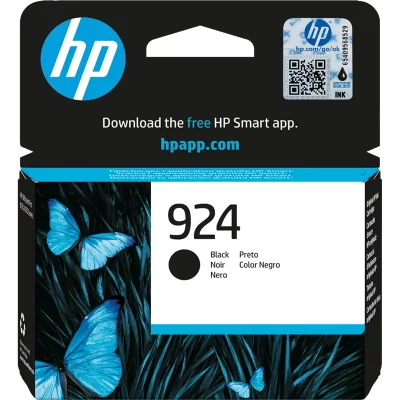 HP  924 Cartouche d'encre Noir(e) Original 4K0U6NE