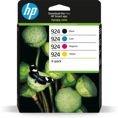 HP  924 Pack de 4 Cartouches d'encre authentiques CMJN - Neuf